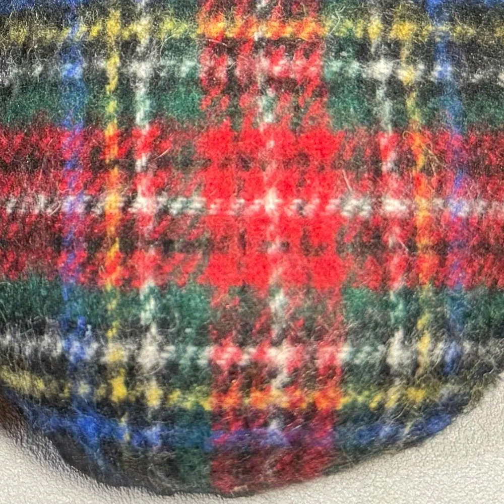 Sundance Multicolored Plaid Wool Cork Comfort Clogs - Picture 7 of 12